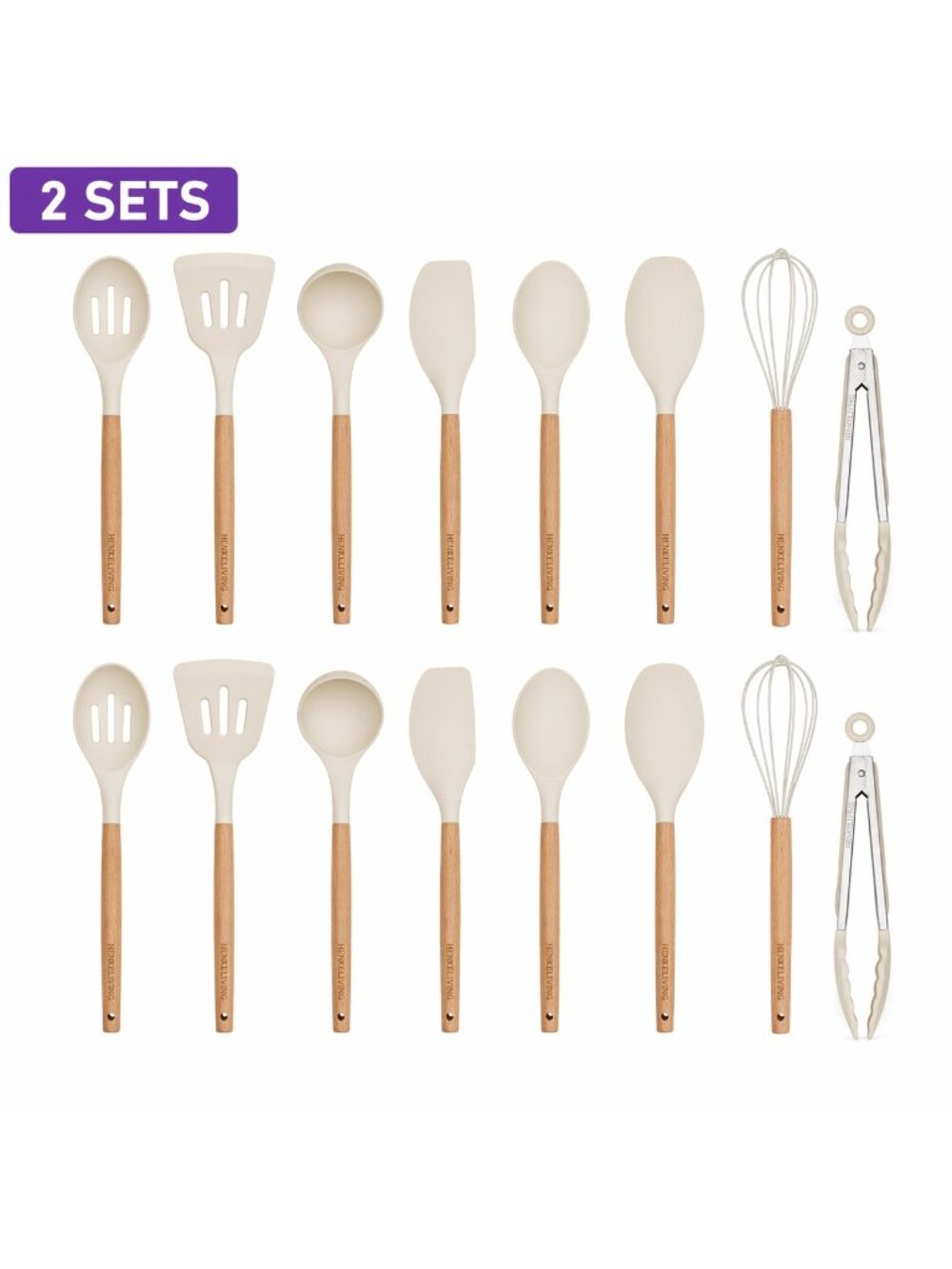 Silicone 10 Pcs Kitchen Cooking Utensils Set, Recycled Materials Certification,